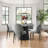  Linen Upholstered Parson Chair(Set of 4)-417065027