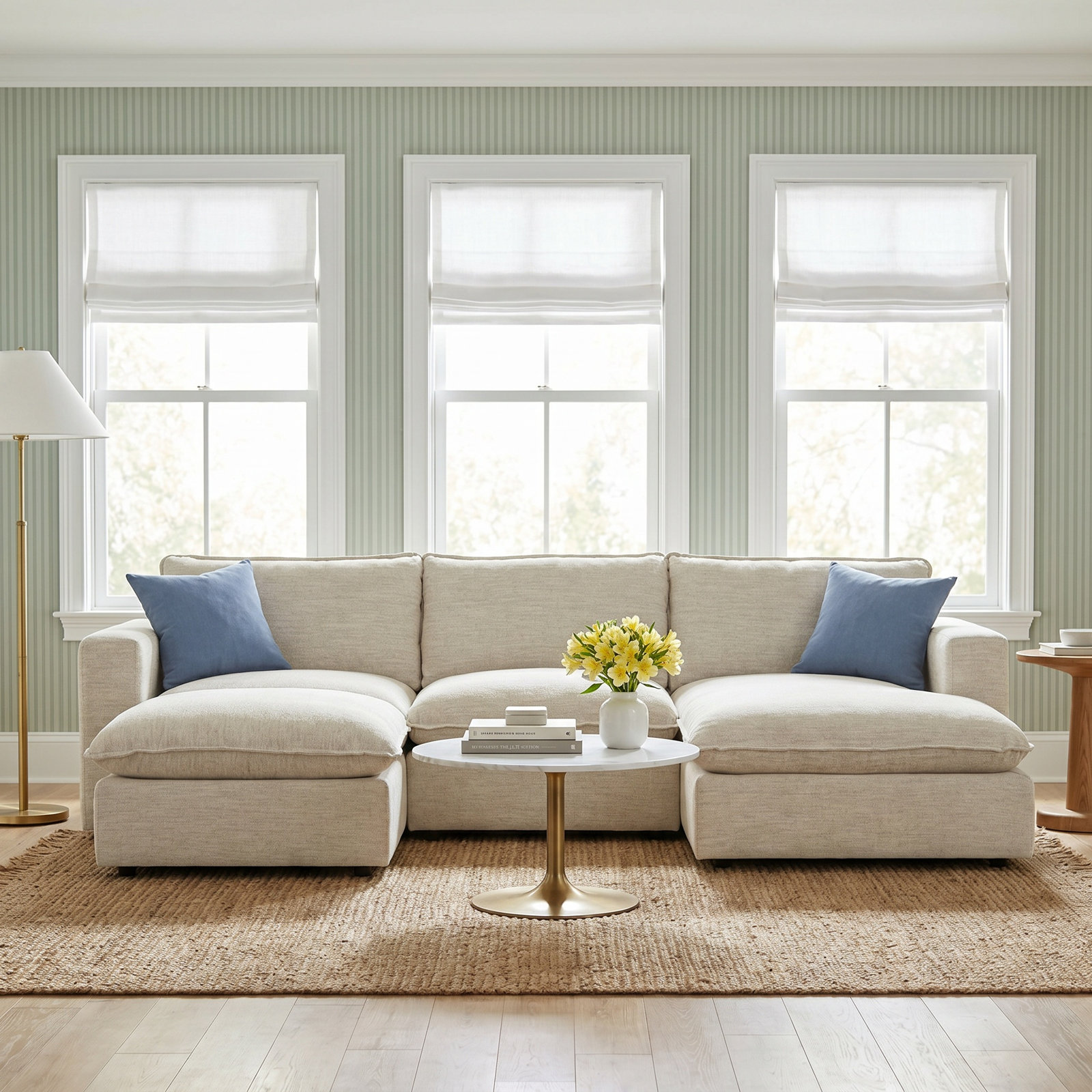Zisa Upholstered L-Sectional
