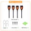 Luminaire tiki solaire 3-en-1 Twilight