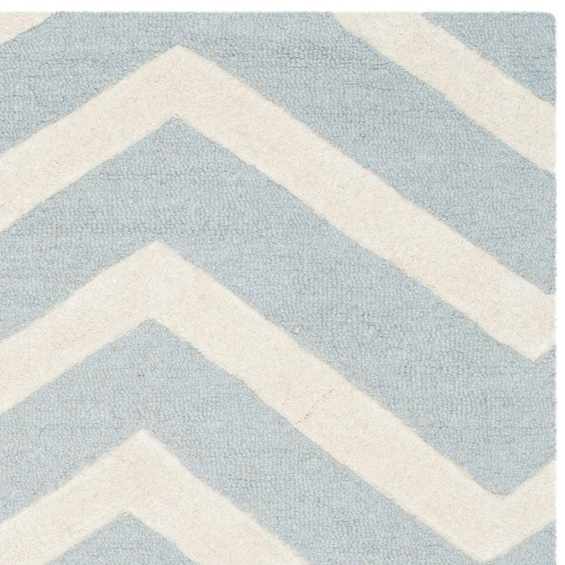 Tapis en laine touffeté à la main Sanyla, Rectangle 8 pi x 10 pi