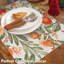 Ensemble de 4 napperons de table en lin moisson moelleuse pour automne