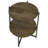 Axel Round Accent Table With Open Shelf Natural