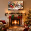 Décorations de Noël décoratives de Noël, ensemble de 3 reproductions d'art sur toile-1736447087