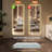 64x21 Inches Frameless Full Length Floor Mirror with LED Light, Dimming & 3 Color Modes 