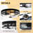 Flush Mount Ceiling Light with Clear Glass Shade-106872624