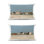 Coussin Stupell Industries Country Homes in Distance Design par Ethan Harper (ensemble de 2)