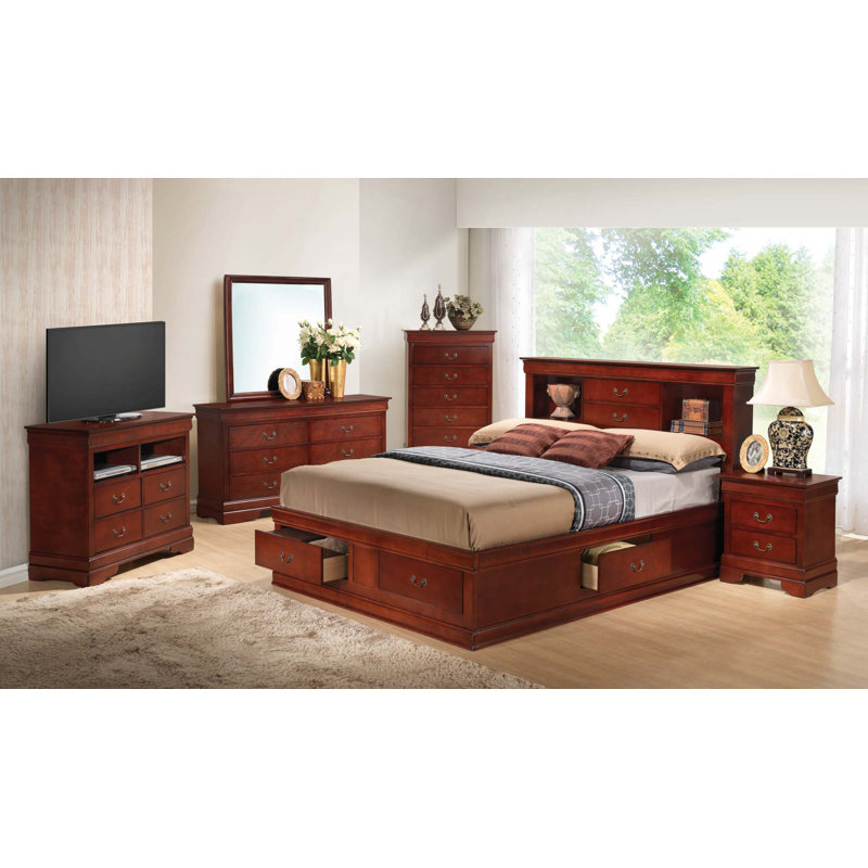 Charming Cherry Queen Storage Bed