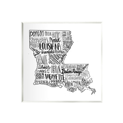 Carte de la Louisiane