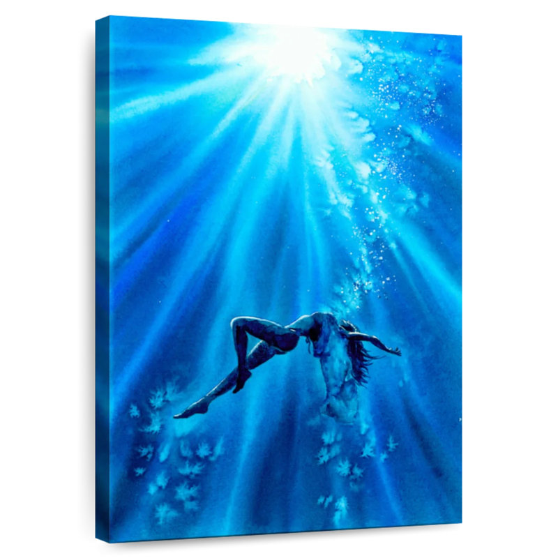 Aletra Freediver Underwater, 12" H x 8" W