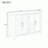 Storage Wood Console Table with Cabinet-112328732