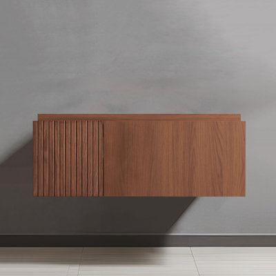 Meuble-lavabo flottant mural luxueux 36 po Luxury