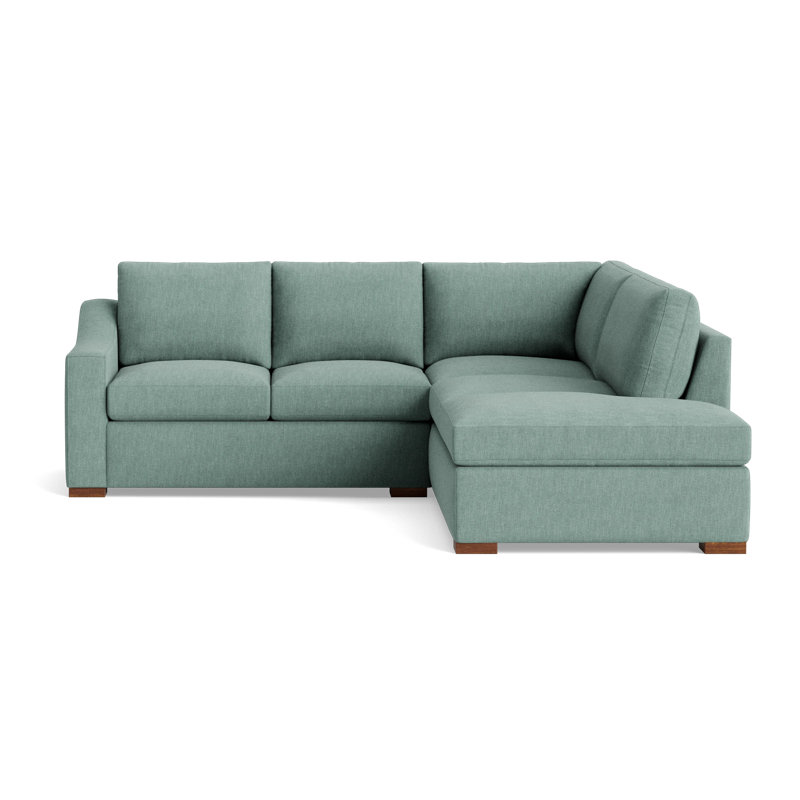 Lucca Sectional, Right Hand Facing, Performance Weave - Spa