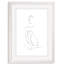 «Nude Contour Sketch II» par Paul Cezanne - reproduction d'art encadrée-920002903-920002900-920039893