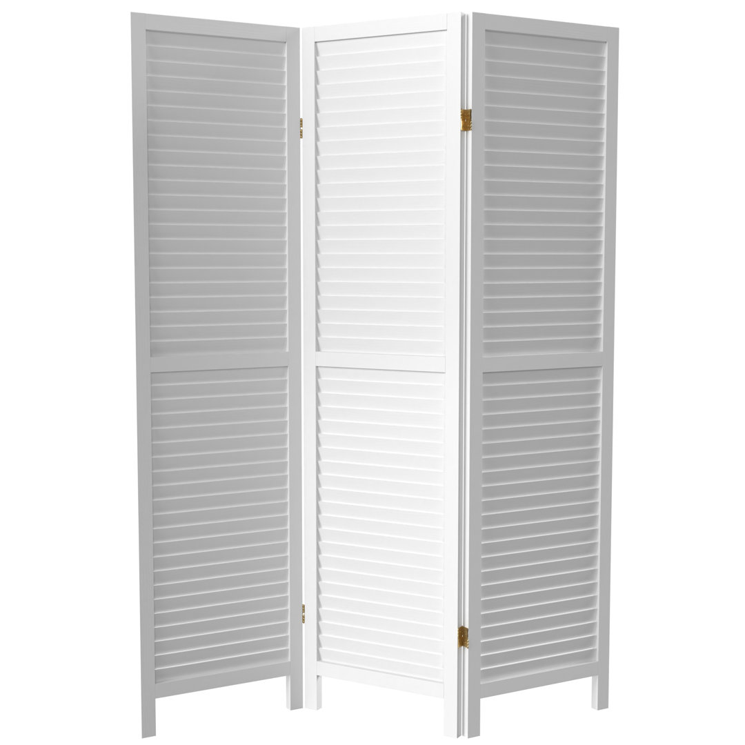 Allenbie 5.2 Ft. Tall Louvered Room Divider Langley Street® 