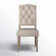 Chaise parsons capitonnée Bianca-1072565538