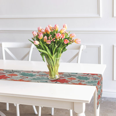 Tapestry Table Runner (Falling Leaves) (54")