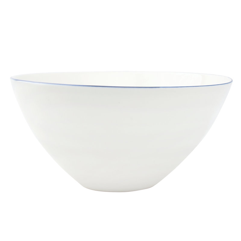Abbesses Rice Bowl Set, White/Blue