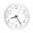 Dorch Wall clock Plastic Silent Suitable for decoration 12in White