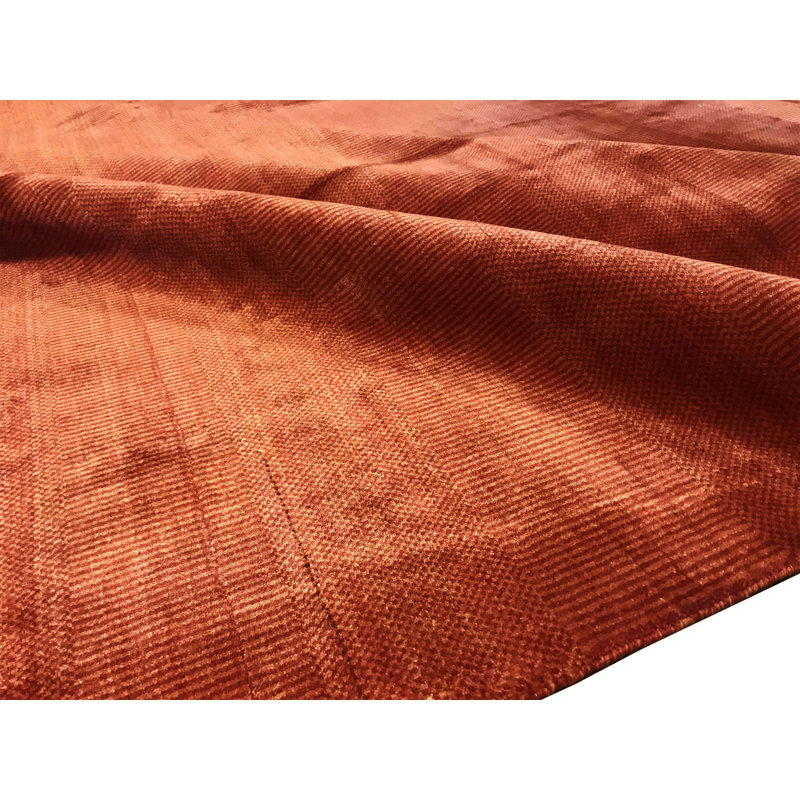 Area Rug in Rust