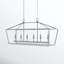 Hertford 6-Light Steel Dimmable Linear Chandelier-1730056965