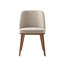 Foyer Upholstered Chair with Wooden Base-116393836-116393835