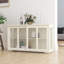 Kitchen Storage Stand Cupboard With Glass Door-209950659