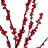 50" Artificial Red Berry Christmas Twig Tree Unlit