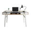 Bureau d'ordinateur compact avec rangement multiple