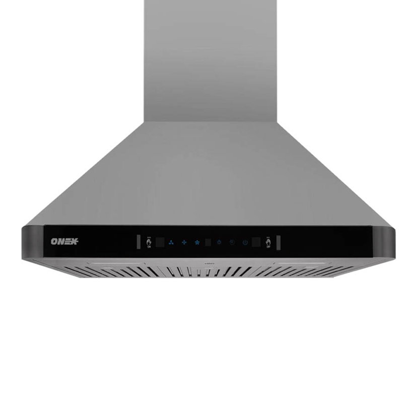 29.7" 700 CFM Ducted Wall Mount Range Hood, Stainless Steel