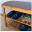 Banc de rangement pour 4 paires de chaussures