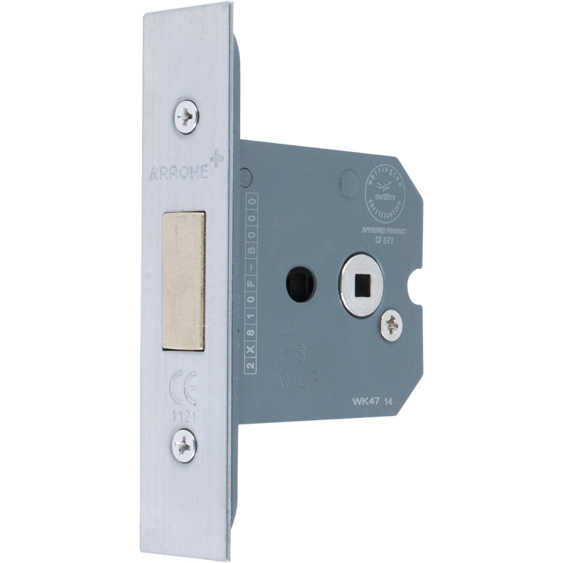 Latch Lock and Bolt, 5.8cm H x 1.5cm W x 6.5cm D