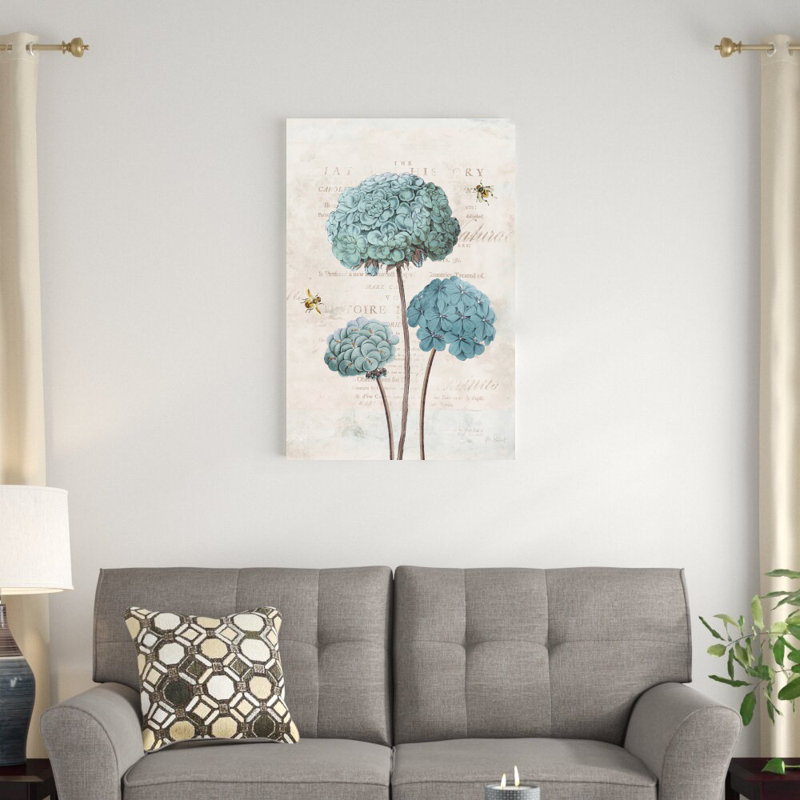 «Geranium Study I» par Katie pertiet, reproduction d'art sur toile tendue, H 36 po x l 24 po