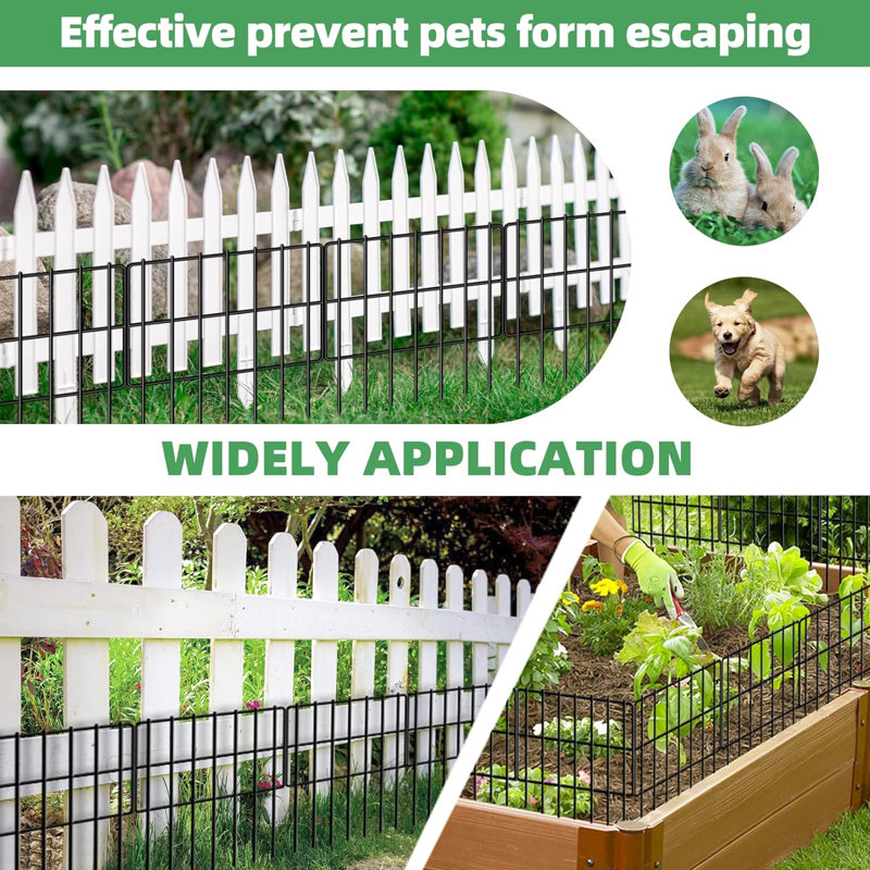 16'' H 20 Panel Metal Pet Barrier