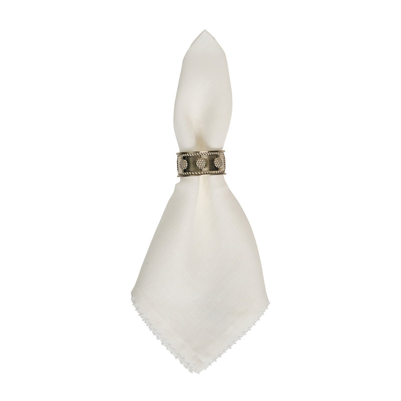 Berry Scallop Napkin, Beige