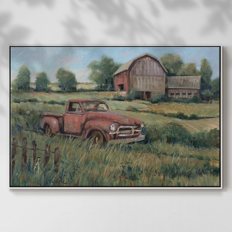 Rusting Away II, reproduction d'art sur toile, H 25 po x l 37 po x P 2 po, Toile encadrée flottée blanche