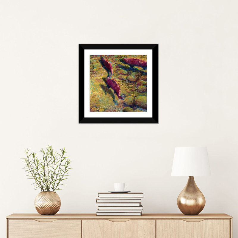 Cork Creek by Iris Scott - Gallery-Wrapped Canvas Giclée, Black Framed Fine Art Paper, White, 16" H x 16" W x 1" D