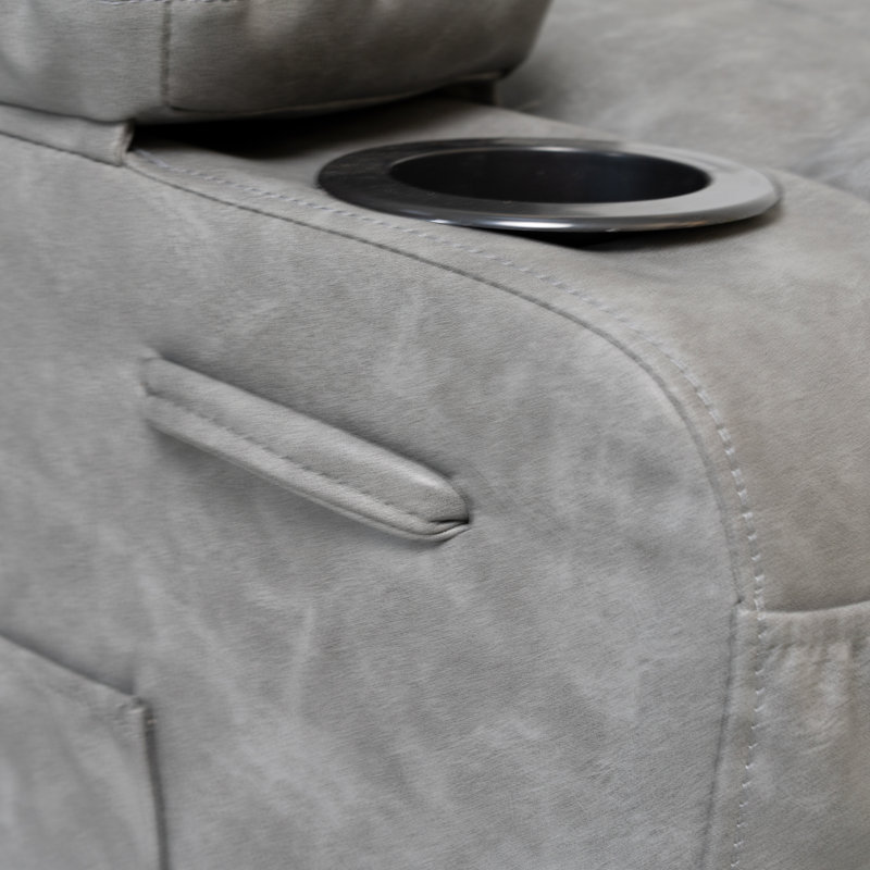 Fauteuil inclinable électrique en cuir