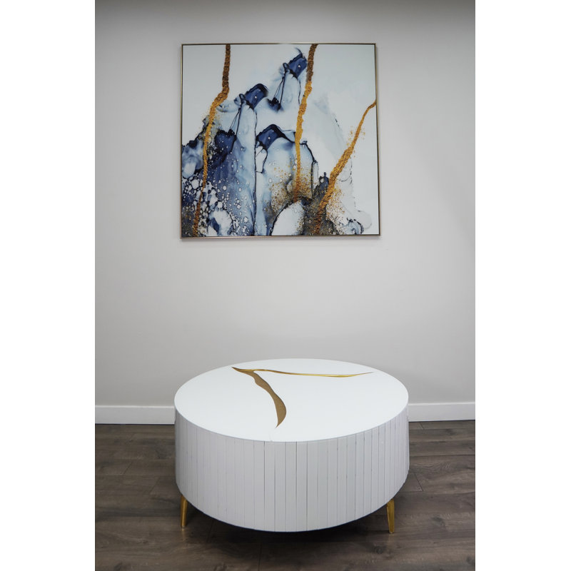Percle Glass Top Coffee Table