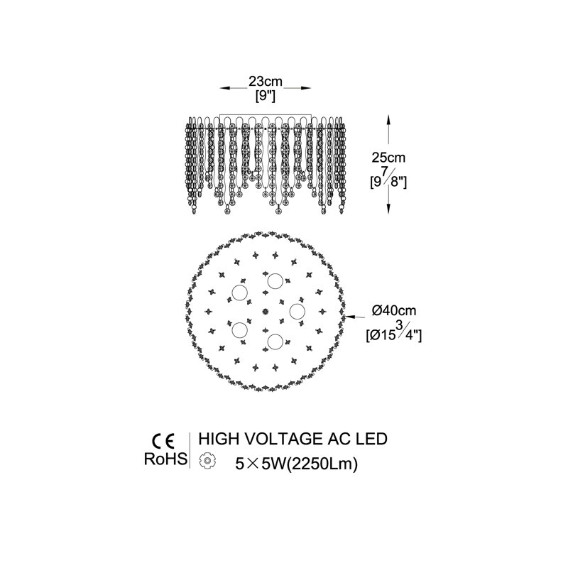 Rubino LED Flush Mount