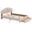 Lit plateforme tapissier Teddy-1132650830
