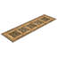 Tapis de couloir unique en laine noué à la main 3 pi 1 po x 10 pi 9 po Hayner - brun / beige / vert