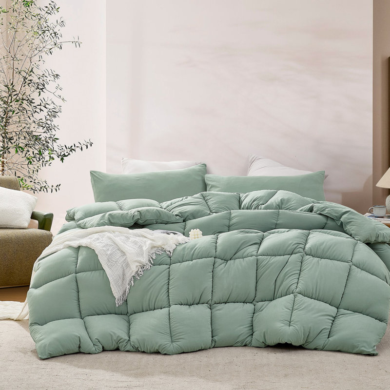 Coma Inducer Thick Being Cool Oversized Comforter Set, King Comforter + 2 King Pillow Shams