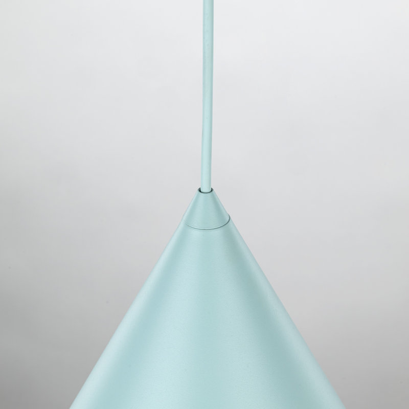 Luminaire suspendu CONO XL, Bleu, H 65 po x l 13 po