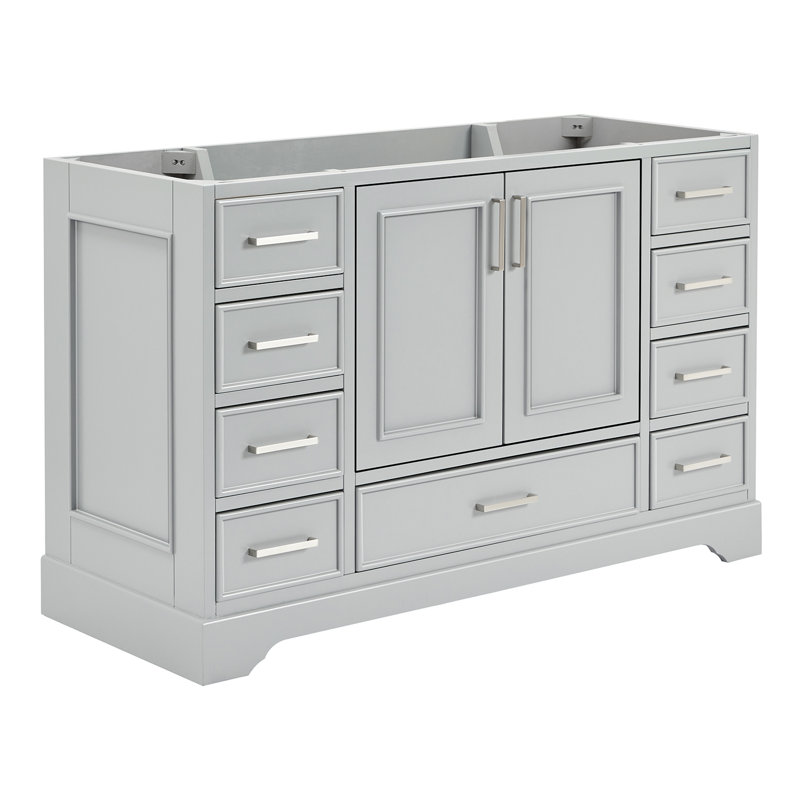 Peightyn 54.75'' Single Bathroom Vanity Base Only, Gray