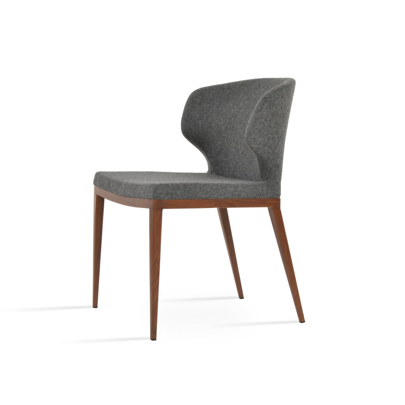 Amed Plus MW in Wool, Dark Gray, Walnut