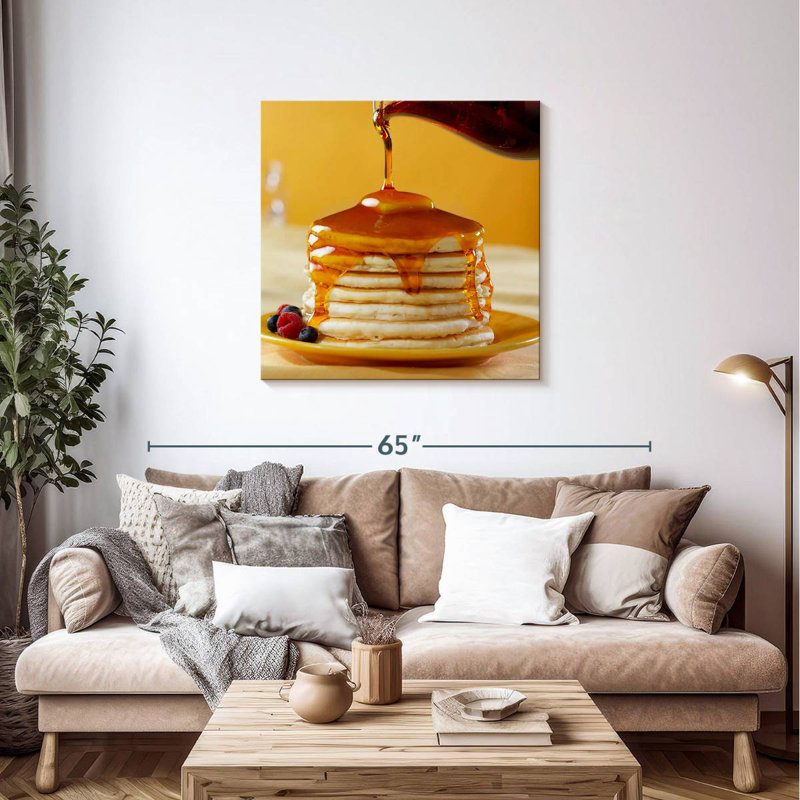 Sirop de Yarlin sur crêpes, H 36 po x l 36 po