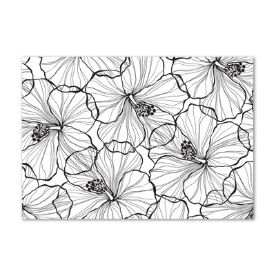 Hawaiian Flowers - Wrapped Canvas Painting