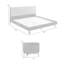 Ensemble de chambre avec lit plateforme 3 pièces Greylynn-529591221-529591216