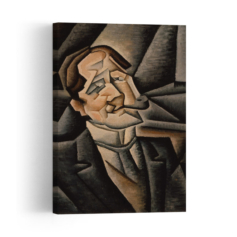 Juan Legua, 1911 Abstract Contemporary Wall Art Print by Juan Gris - Wrapped Canvas Print, 91.44cm H x 60.96cm W