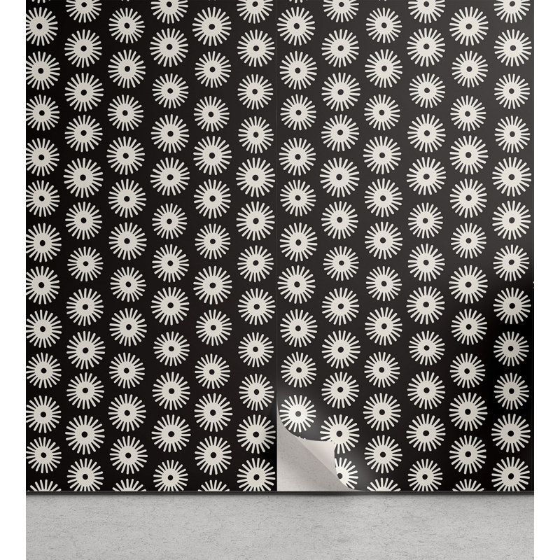 Panneau de papier peint auto-adhésif brossé, L 13 po x L 100 po